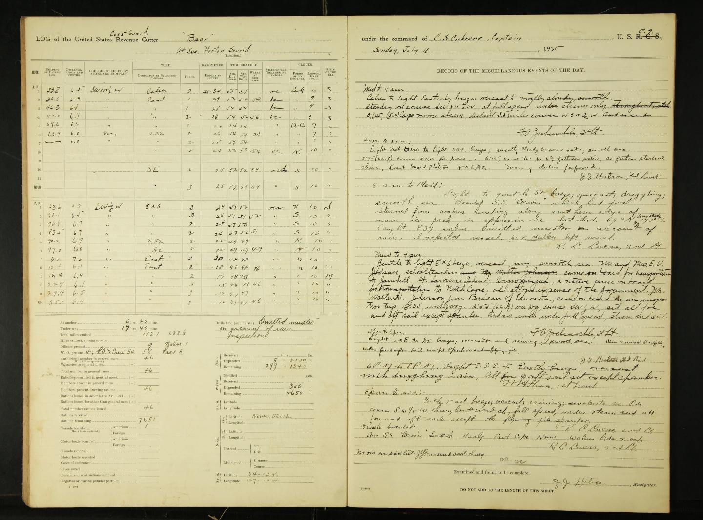 Transcription Page