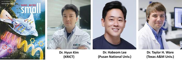 [Fig 3] Cover image in Small (published Feb. 2025) and the research team
