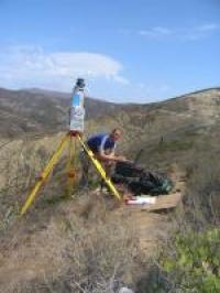 Bodo Bookhagen Working with a Lidar Device