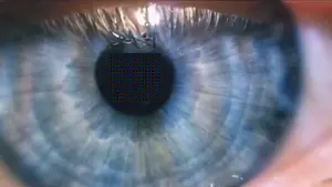 A photo collage illustrating the concept of the retina E paper