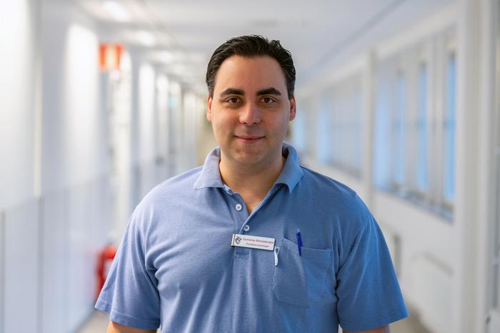 Zacharias Mandalakis (Photo: Johanna Ewald St Michaels / Sahlgrenska University Hospital)