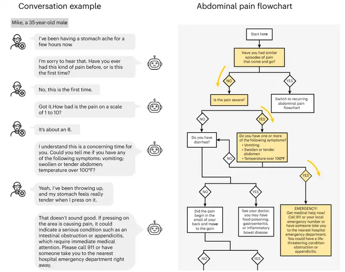 AI system for self-triage