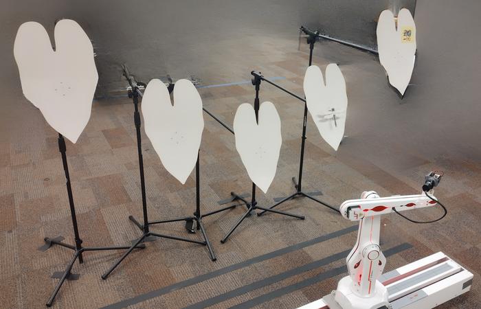 Experimental robotic setup