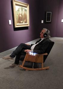 Francesco Benedetti immersed in visual art and music at Musea Brugge