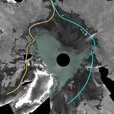2007 Envisat Mosaic of Arctic Ocean
