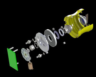 Exploded View of the CubeSat-Class Instrument