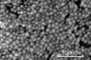 Scanning electron microscope image of ITO nanocrystals