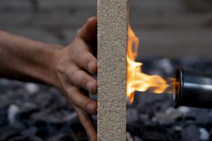 Fire-resistant sawdust