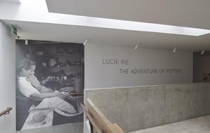 The Lucie Rie exhibition at Kettle's Yard, where the psychological experiment was held.