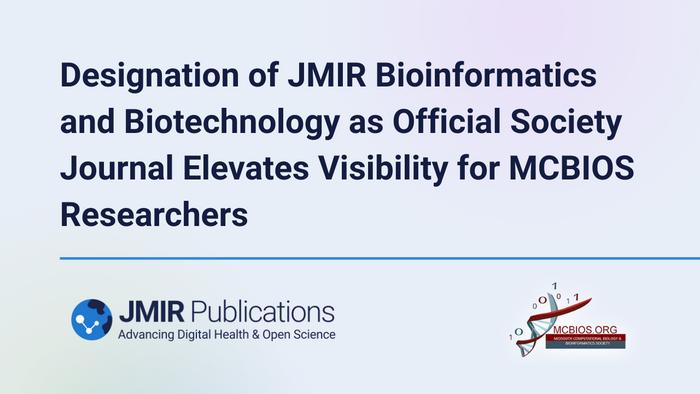 Designation of JMIR Bioinformatics and Biotechnology as Official Society Journal Elevates Visibility for MidSouth Researchers