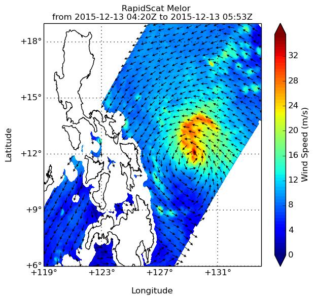 RapidScat Image Of Melor