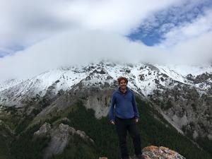 Ross Anderson during fieldwork