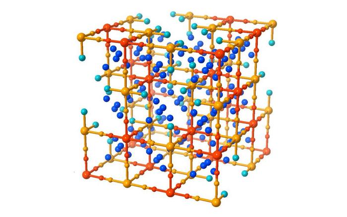 Crystal structure of the CuCr PBA