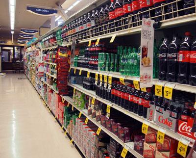 Shelves of Soda