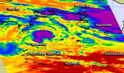 AIRS Image of Fletcher and 95S