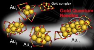 Structural evolution of gold nanoclusters