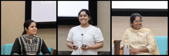 From left to right: Dr Asha Liza James, Dr Deekshi Angira, Dr Gayathri Purushothaman