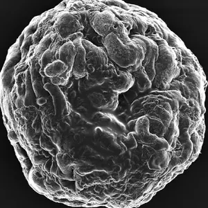 Gelatin sphere with cells