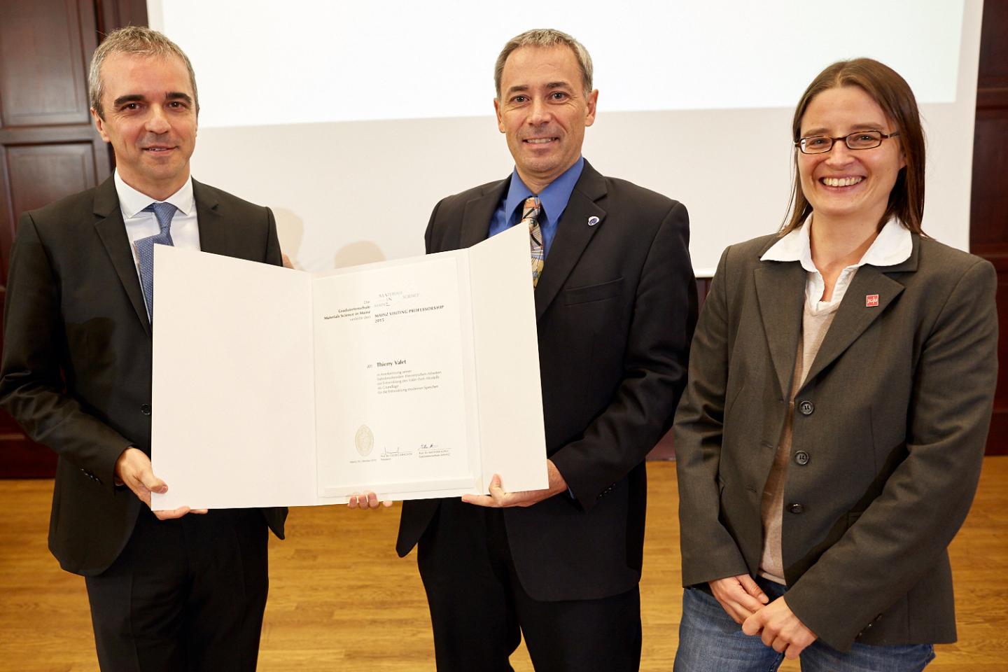 MAINZ Visiting Professorship 2015 -- Thierry Valet