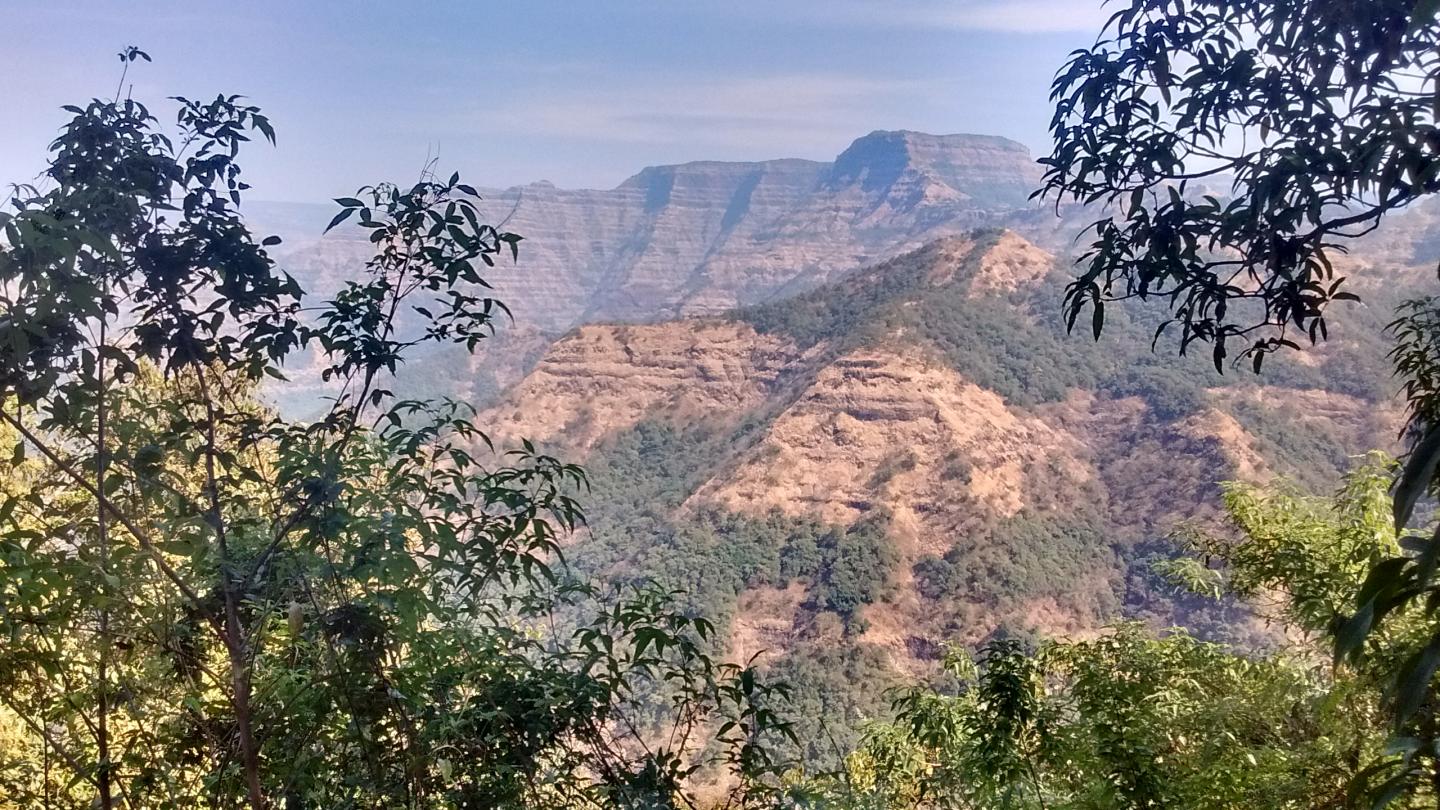 Deccan Traps Lava Flows in Western Ghats, India