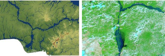 Floodplain in Africa