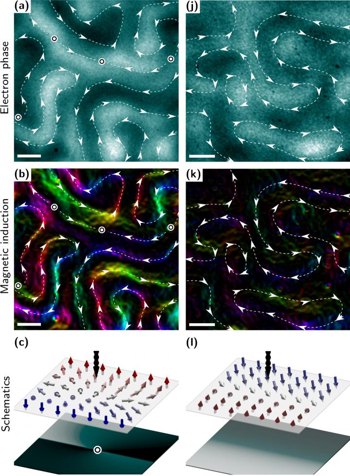 Visualizing Chiral Domain Walls