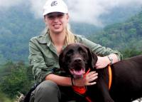 Claudia Wultsch and Scat Dog
