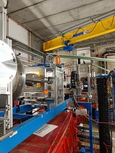 Experimental setup for the Nikon Z9 camera test at GSI/FAIR