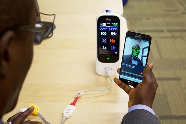 Demonstrating How a Mobile-Based Application Will Use a Cellphone Camera to Capture Pulse Rate