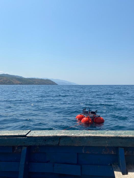 Recovery of the sonar device in Lake Malawi Credit Philip Matthews
