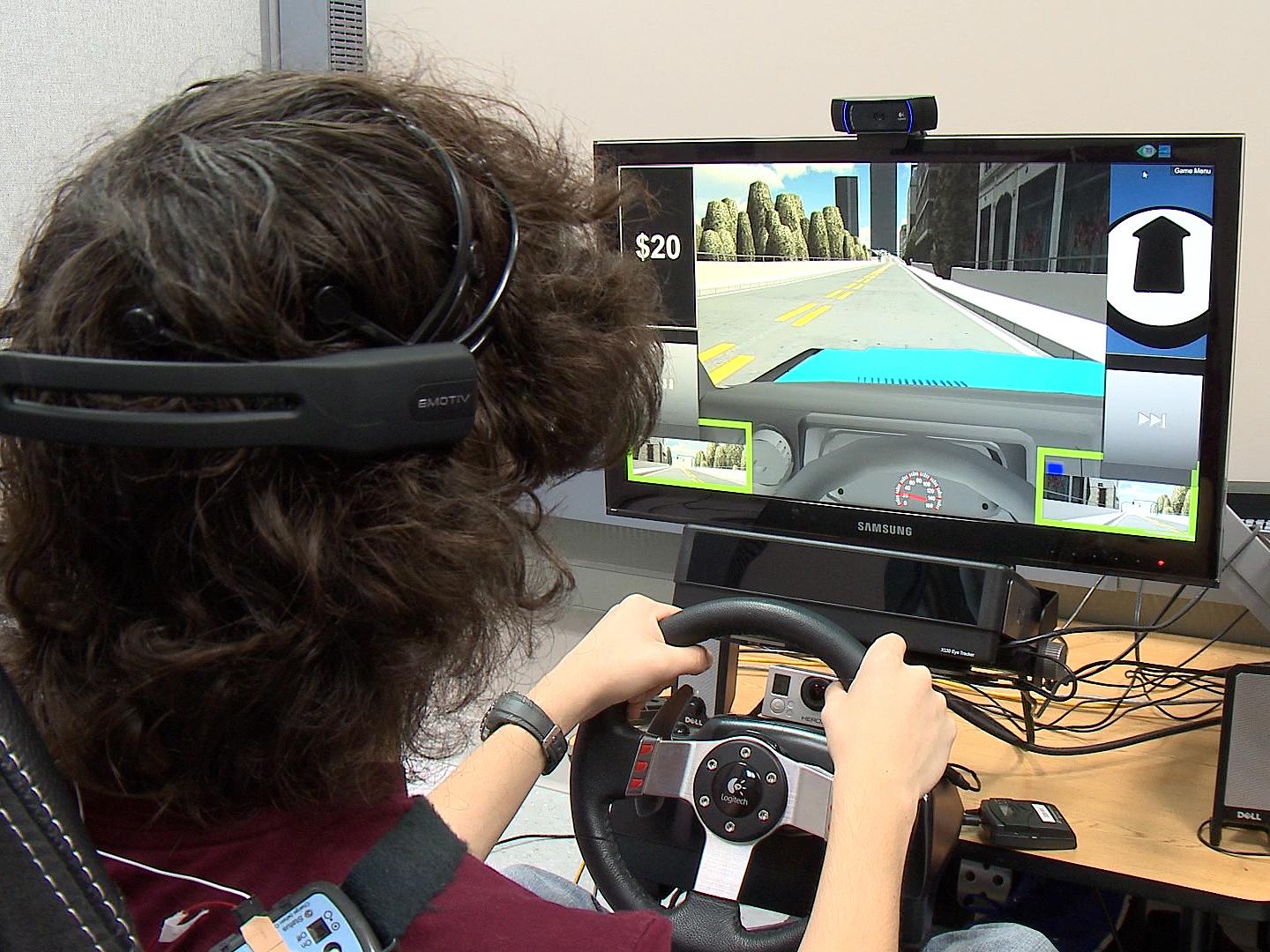 ASD Patient Using Driving Simulator