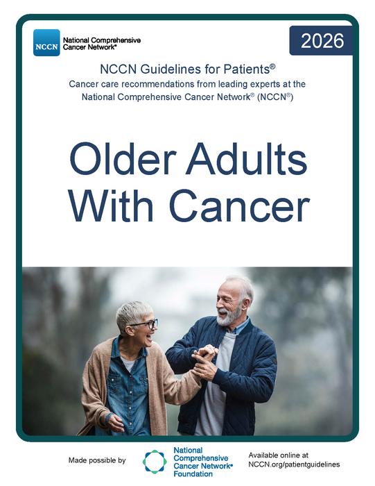 Cover, NCCN Guidelines for Patients: Older Adults with Cancer
