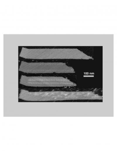 Ribbon-like DNA Tile Crystals