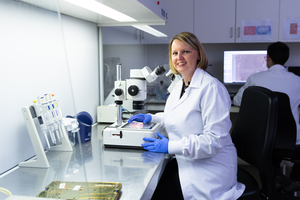 Prof. Dr. Ellen Goossens of the VUB-Biology of the Testis Research Group