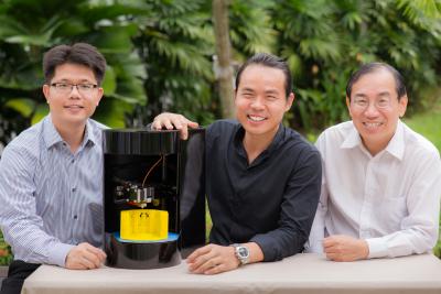 NTU Startup Launches  the Blacksmith Genesis 3-D Printer-cum-Scanner