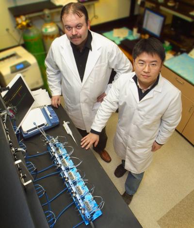 Dr. Rudolf Lucas and Guang Yang, Medical College of Georgia