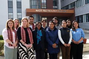 Cardiff and Nepali water research team