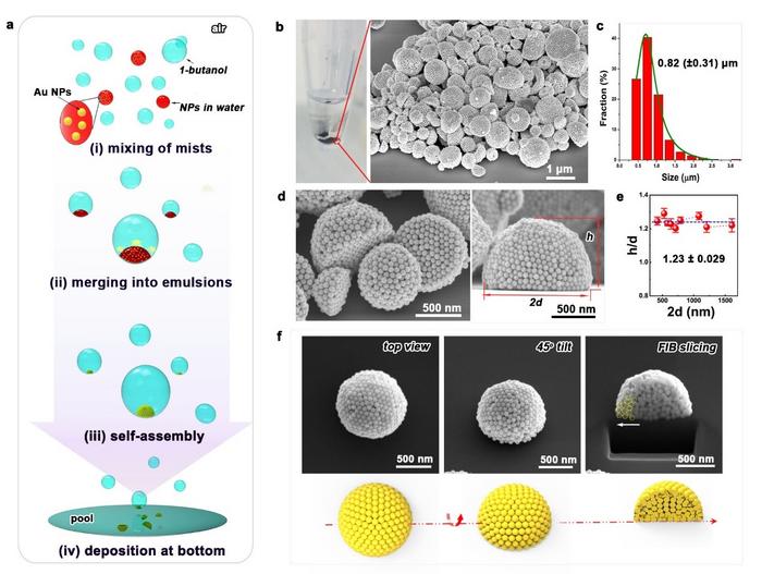 Scientists Develop Innovative Aerosol System to Build Asymmetric Superstructures
