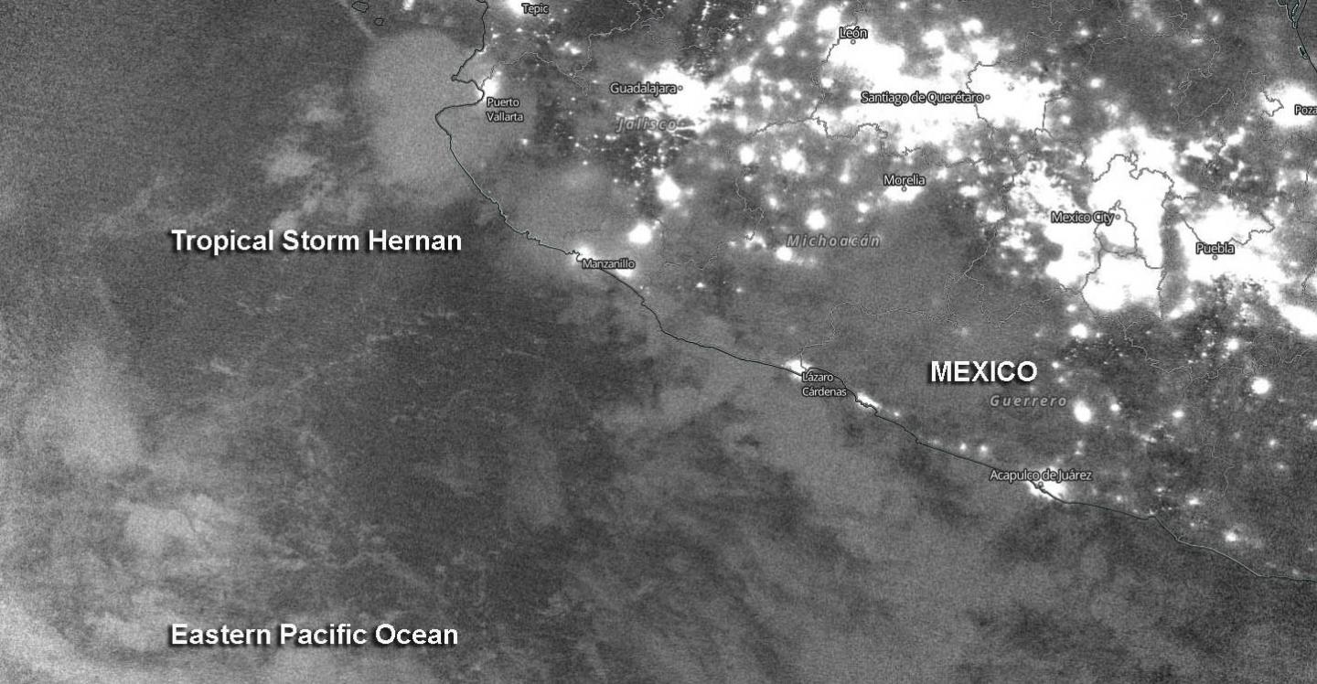 Suomi NPP Image of Hernan