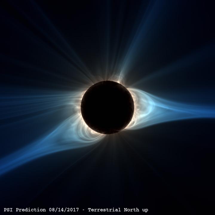 Coronal Prediction for the August 21, 2017 Total Solar Eclipse