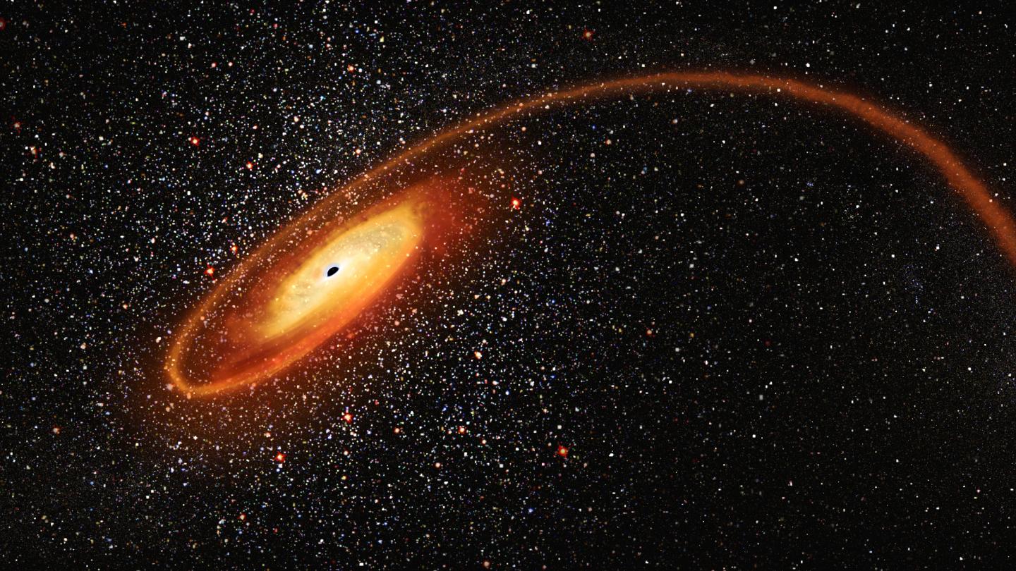 Illustration - Black Hole Accretion Disk