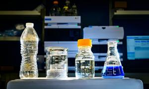 Turning plastic into dye