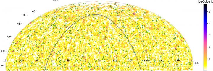 Sky map.