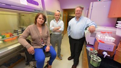 Anna Cebula, Dr. Leszek Ignatowicz, and Dr. Richard A. McIndoe, Medical College of Georgia at GRU