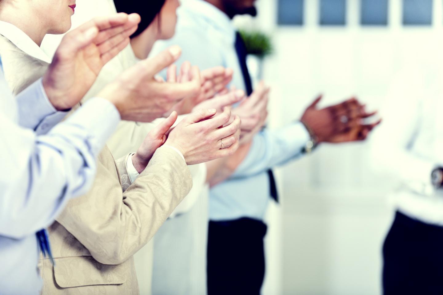 Employees Clapping