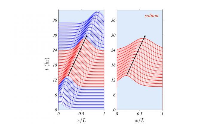 Mathematical representation of a soliton