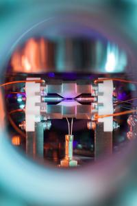 Experimental trapped-ion setup