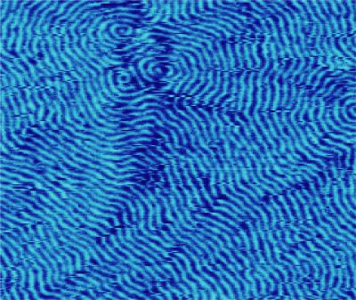 Domain Wall Pattern for a Ferromagnet