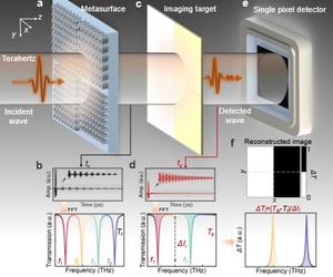 Principle of THz Single-Shot Imaging Using a Pixelated Metasurface