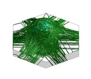 Keratin reorganization and nuclear escape during cell stretching